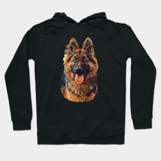 Brown German Shepherd Hoodie